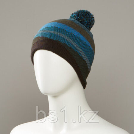 Auction Jacquard Hat With Pom-02