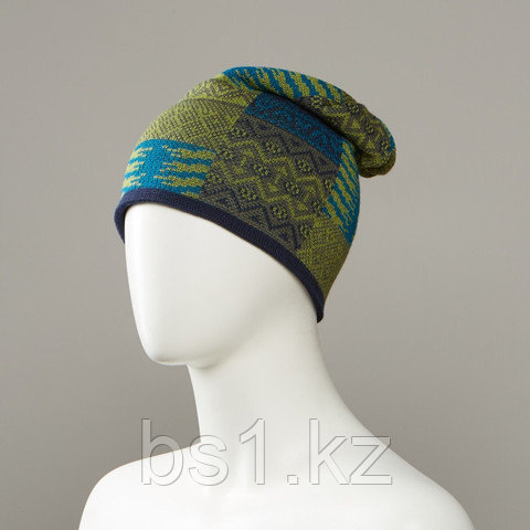 Extra Jacquard Slouch Beanie