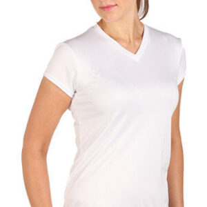 Microtech™ Women's Loose Fit Short Sleeve V-Neck Shirt