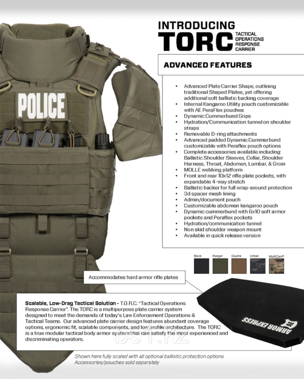 Тактический бронежилет TACTICAL OPERATIONS RESPONSE CARRIER (TORC)